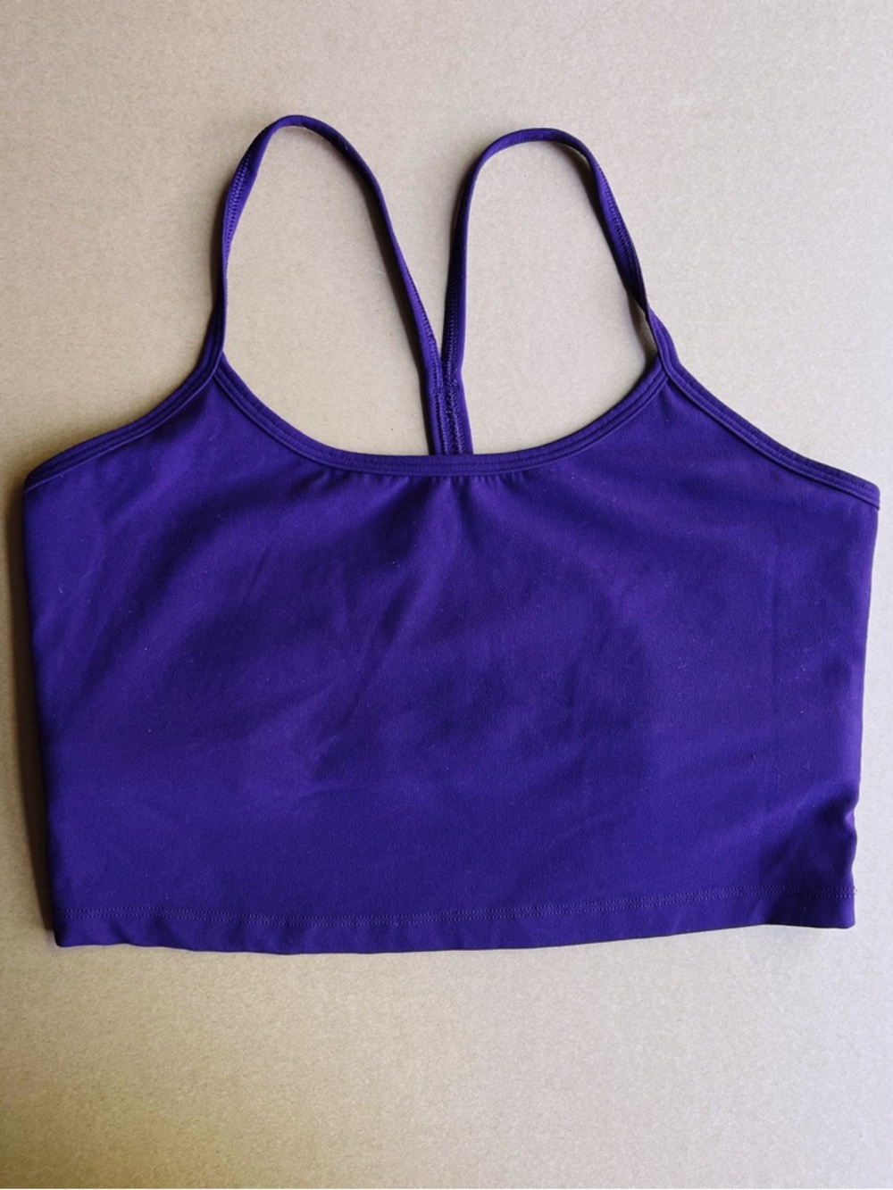 Splits59 Purple Strappy Low Impact Sports Bra Yoga Crop Top XS S